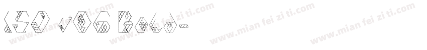 ISO v06 Bold字体转换